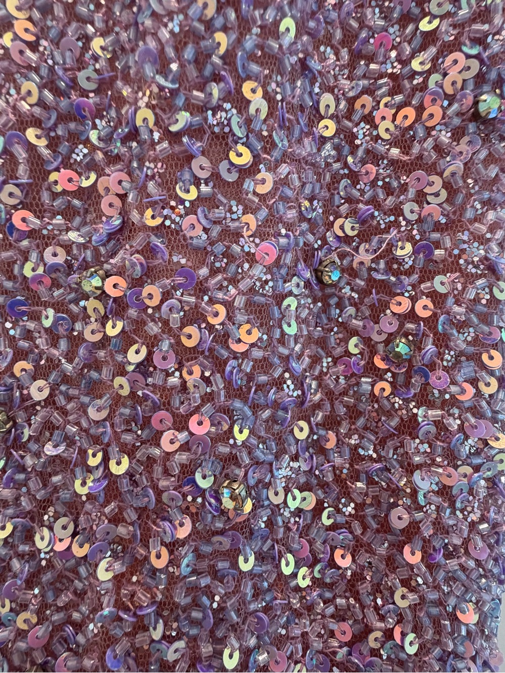 Portia & Scarlett Lavender Sequin Gown size 6, worn once, prom, gala, pageant - Picture 6 of 6